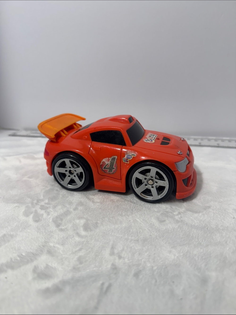 Fisher Price Shake N Go Racers Car Hot Rod 4 Orange 2006 Tested. Minor Scuffs